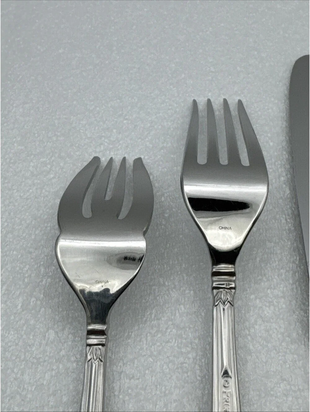 Princess House Barrington Stainless 18/10 Frosted Flatware 5 Piece Set